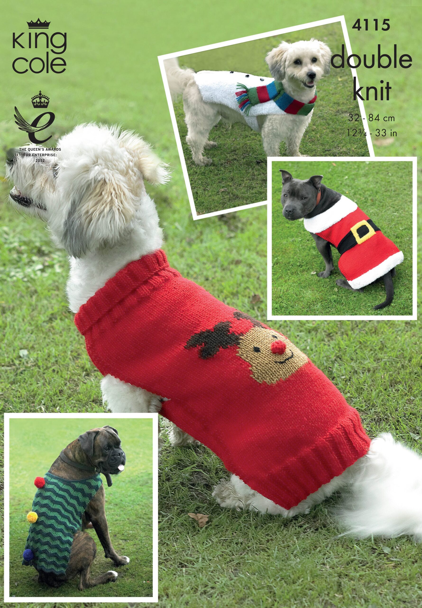 Christmas Jumper Jackets For Your Pooch Knitting Pattern