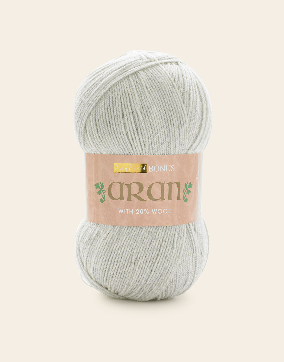 Sirdar hayfield bonus Aran with wool F119-813 Croft grey