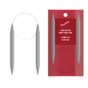 78591 Whitecroft Circular Knitting Pins Aluminium 6.50mm