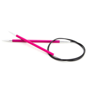 KP47161 Knitting Pins Circular Fixed Zing 100cm x 5mm
