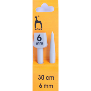 P32663 6.0mm 30cm knitting needle-pony