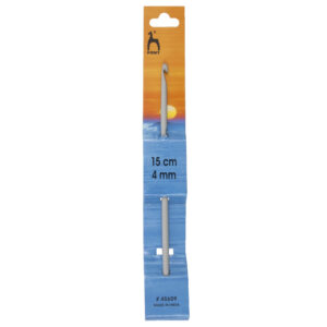 P45609 Pony Crochet Hook Aluminium 15cm x 4mm