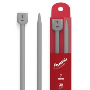 77811 Whitecroft Knitting Pins 30cm Plastic 7.00mm