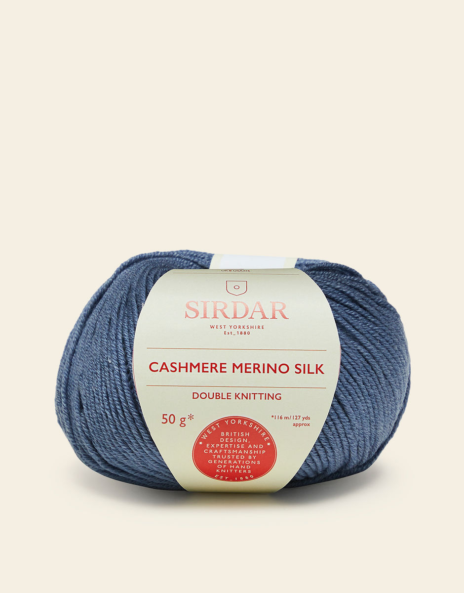 Sirdar Cashmere Merino Silk DK 50g F005-0403 China Blue