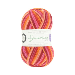 WYS Signature 4ply Winwick Mum 881 Summer Sunset