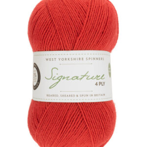 WYS Signature 4ply 510 Cayenne Pepper