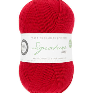 WYS Signature 4ply 1000 Rouge