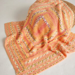 Sirdar Hayfield Baby Blossom Chunky Log Cabin Blanket Knitting Pattern 5574