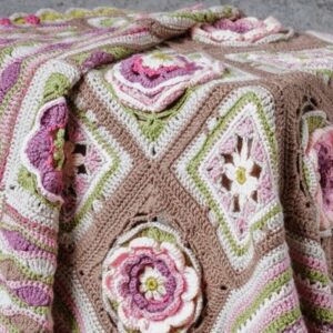 Jane Crowfoot (Janie Crow) - Lily Pond CAL - Cherry Blossom (Stylecraft Yarn Pack)