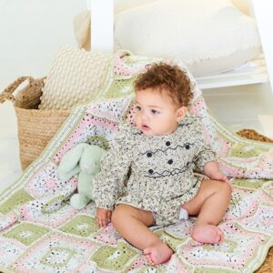 Stylecraft Bambino Dotty and Bambino DK Crochet Blanket Pattern 10204