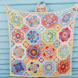 Jane Crowfoot Persian Tiles Blanket Eastern Jewels Yarn Pack