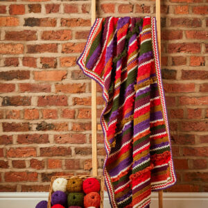 WINTER BERRIES BLANKET CROCHET ALONG YARN PACK