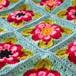 Sandra Paul Painted Roses Blanket Yarn Pack in Stylecraft Special DK