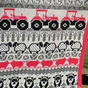 Rosina Plane (Rosina Crochets) - Harmony Farm CAL - Dairy Blanket (Stylecraft Yarn Pack) 