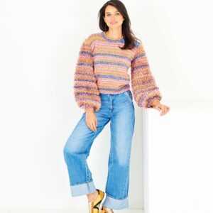 Stylecraft Knitting Pattern 10260 - ReCreate, Colour Burst Sweaters