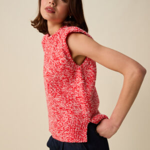 10952 Twin Round Neck Vest img1