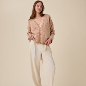 10961 Flare V Neck Cardigan img1