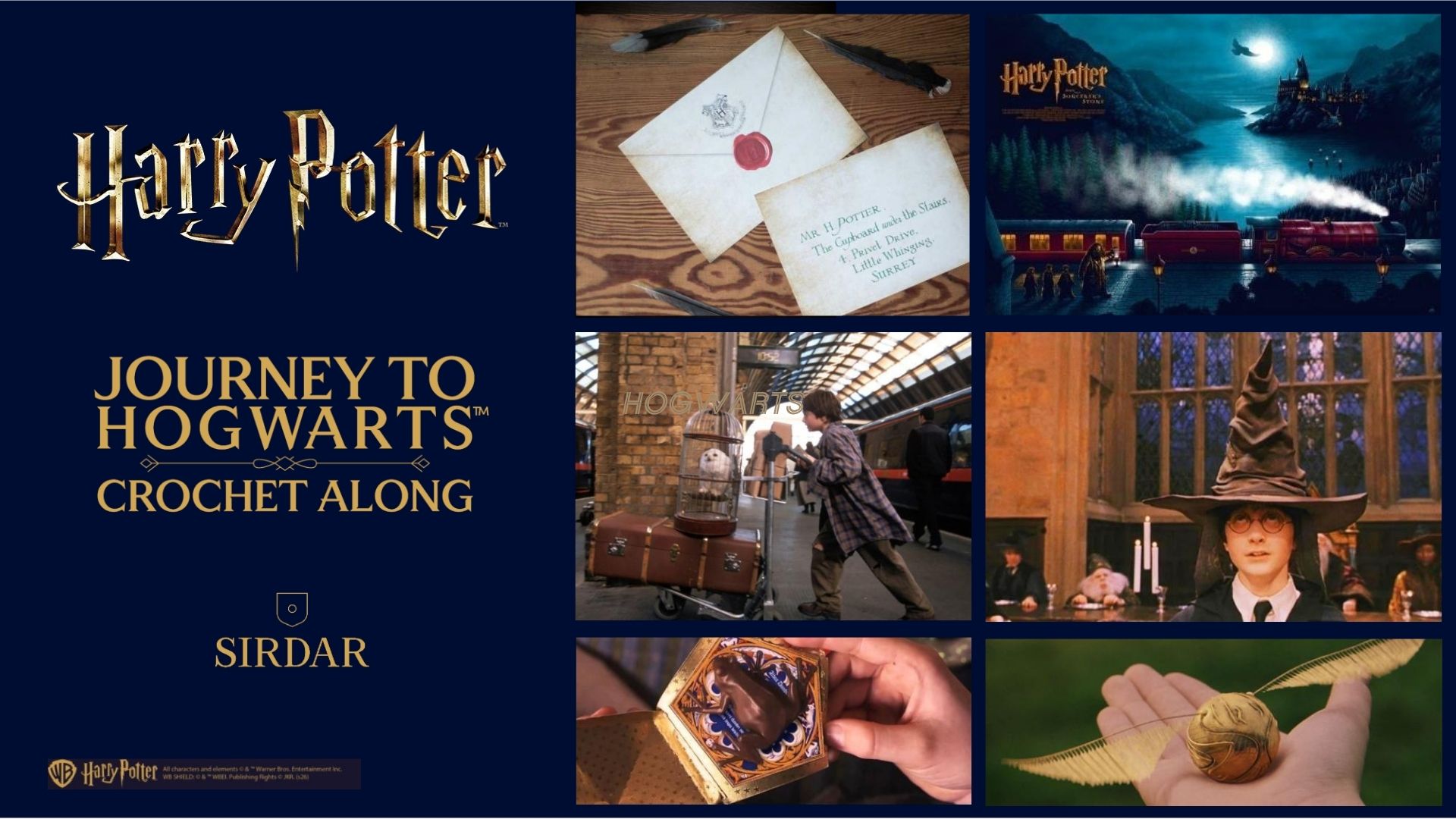 Sirdar journey to Hogwarts crochet along